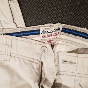 Arropostale khakis wide leg 33x32